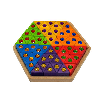 Χρωματιστά τρίγωνα Bauspiel